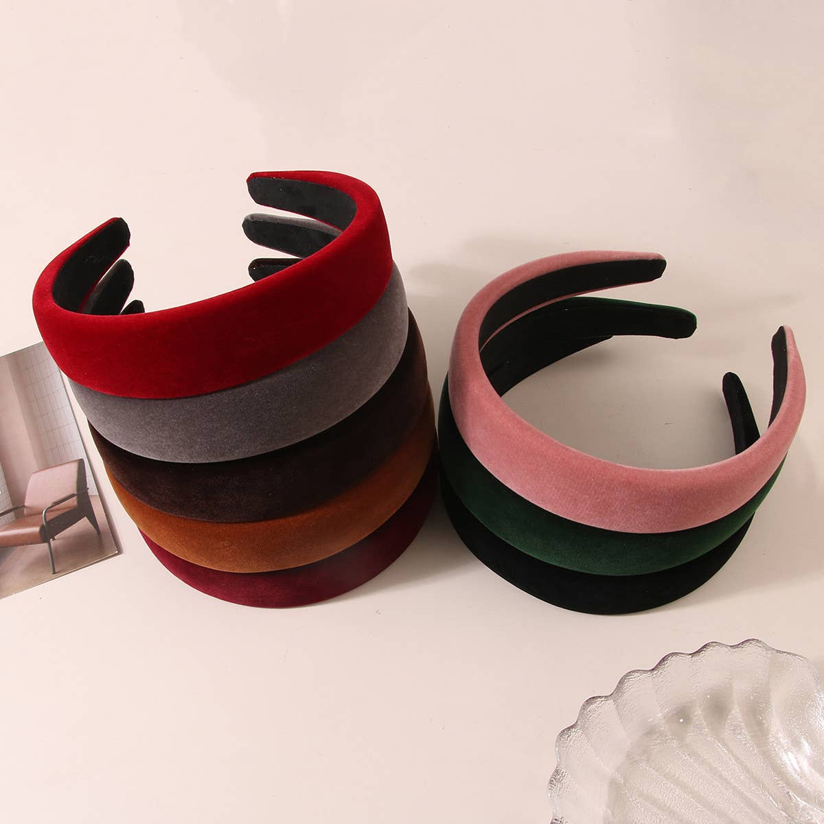 RETRO SOLID COLOR HEADBAND FASHION HEADBAND_CWAHA0487