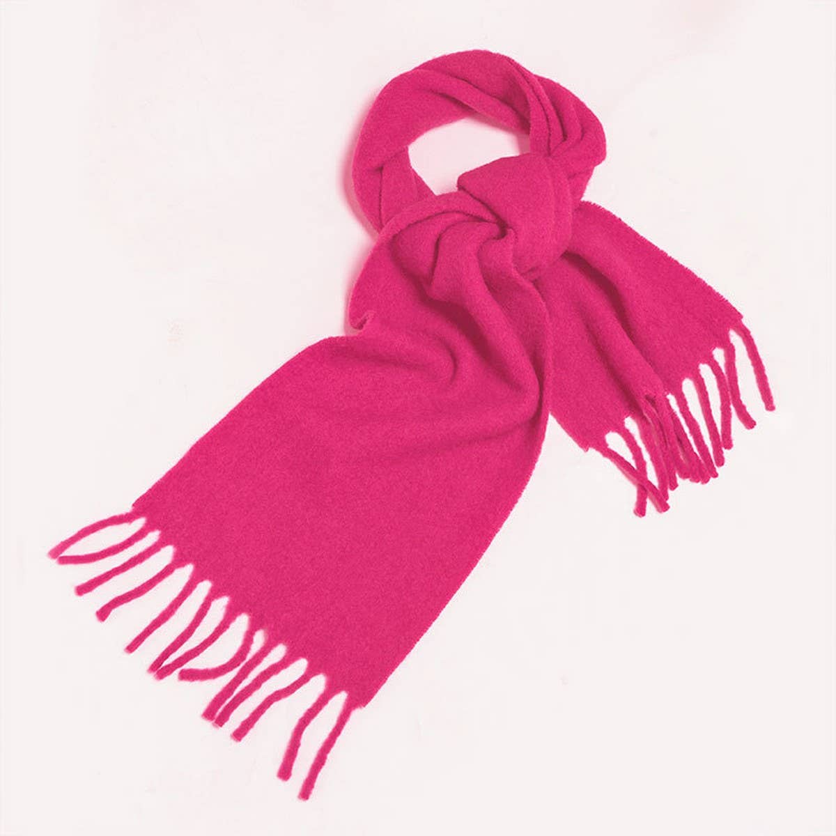 SOFT WOOL BLEND SCARF UNISEX WINTER SOLID WRAP_CWASC2349