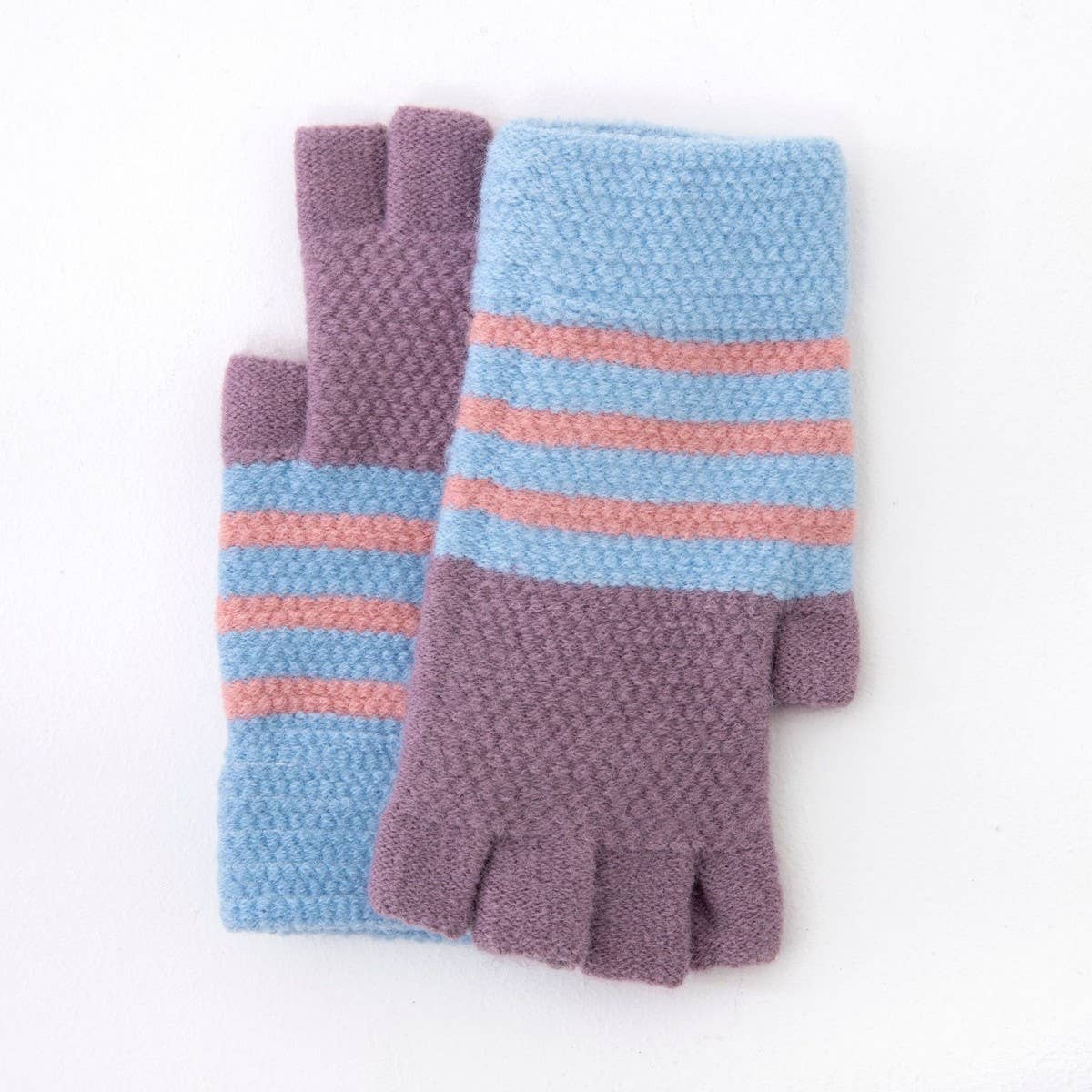 HALF FINGER OPEN KNITTED COLD PROTECTION GLOVES_CWAG0157