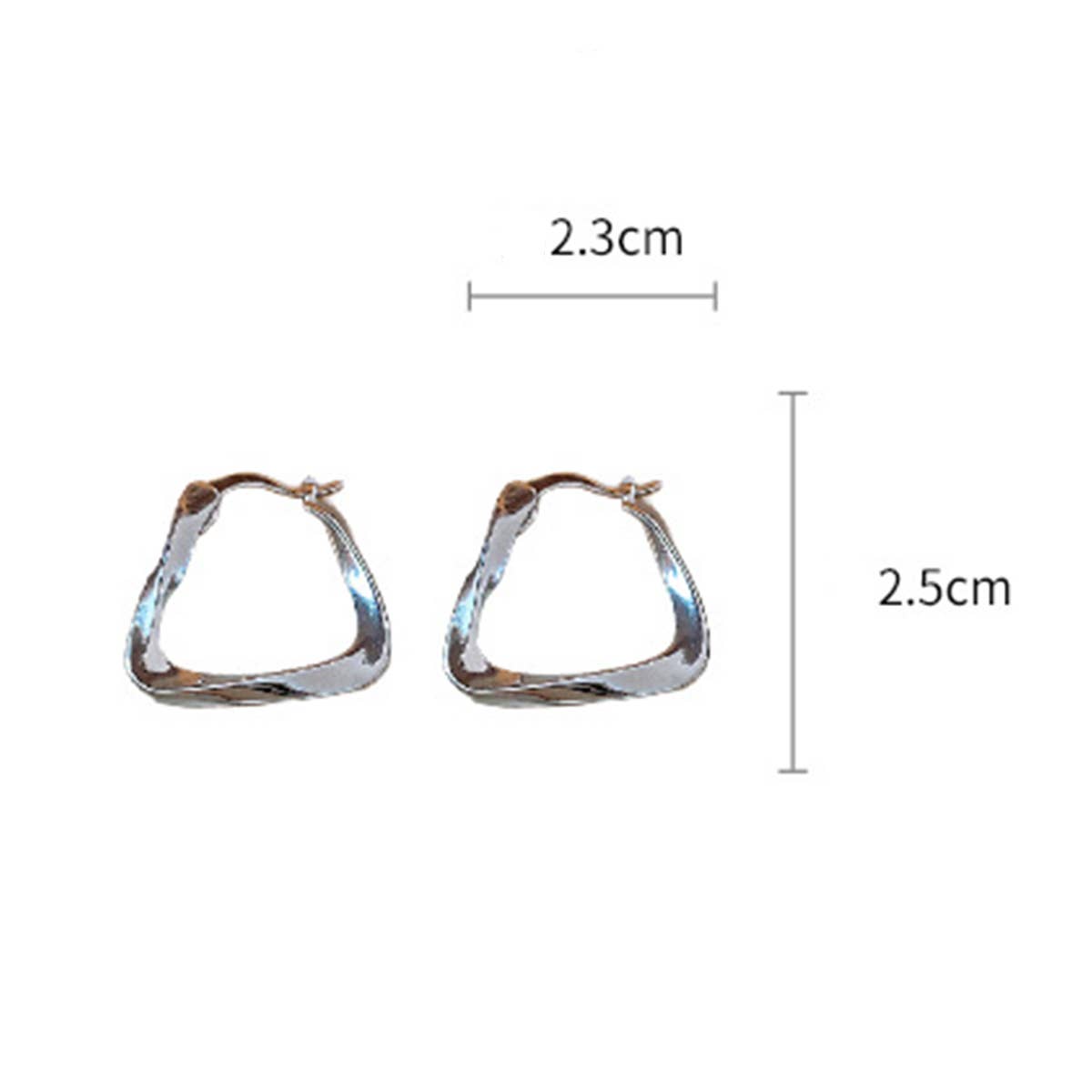 THREADED U SHAPED SIMPLE AND FASHIONABLE EARRINGS_CWAJE2455