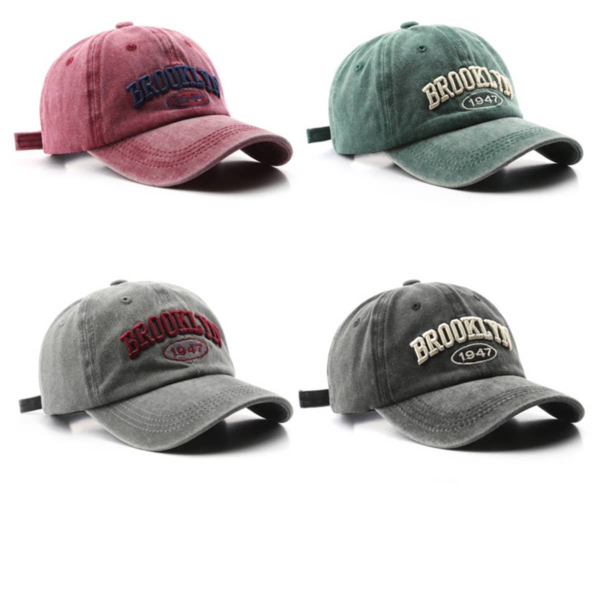LETTER EMBROIDERY BASEBALL HAT FOR MEN WOMEN CWAH1265