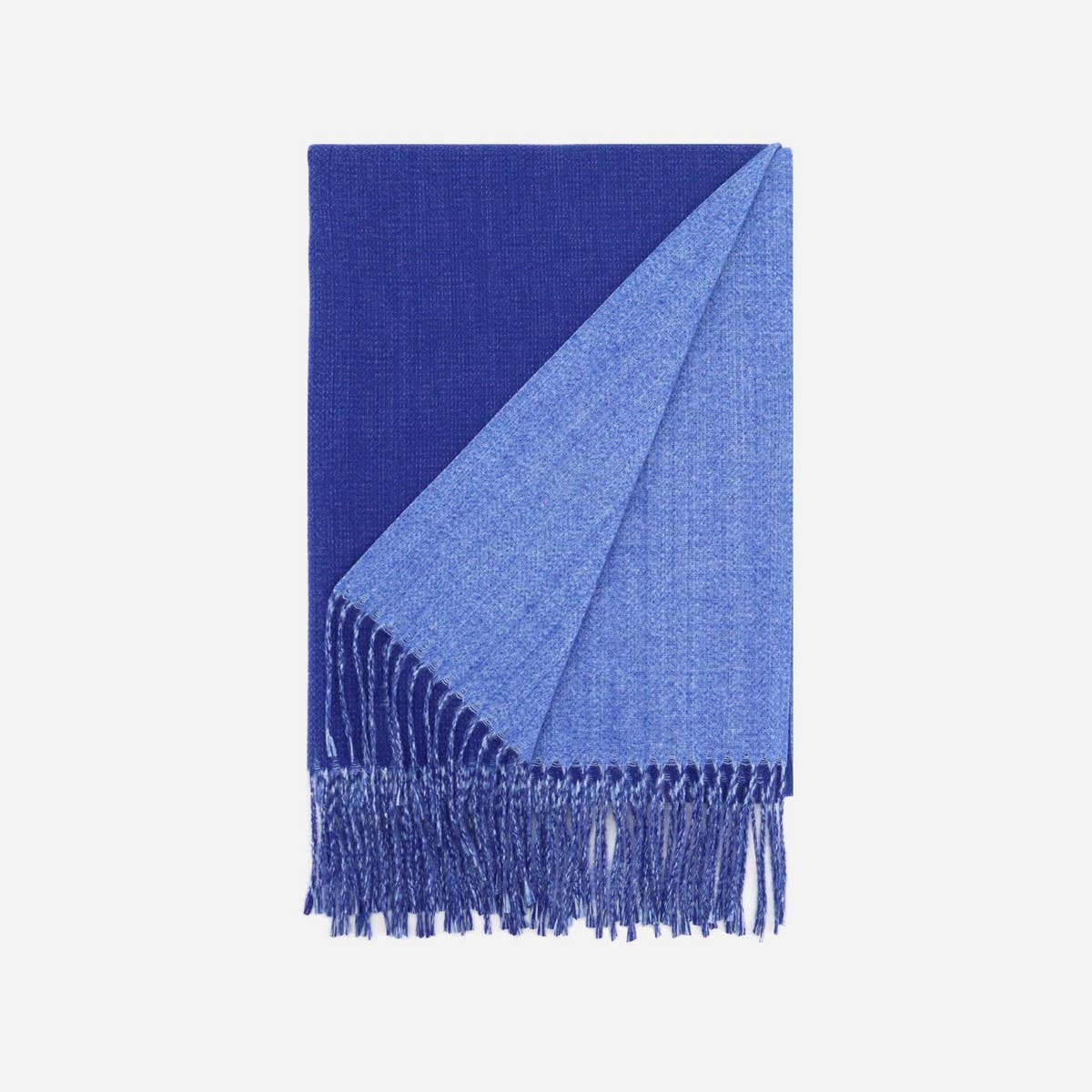 Two-Tone Faux Cashmere Scarf Stylish Warm Fall_Cwasc1103