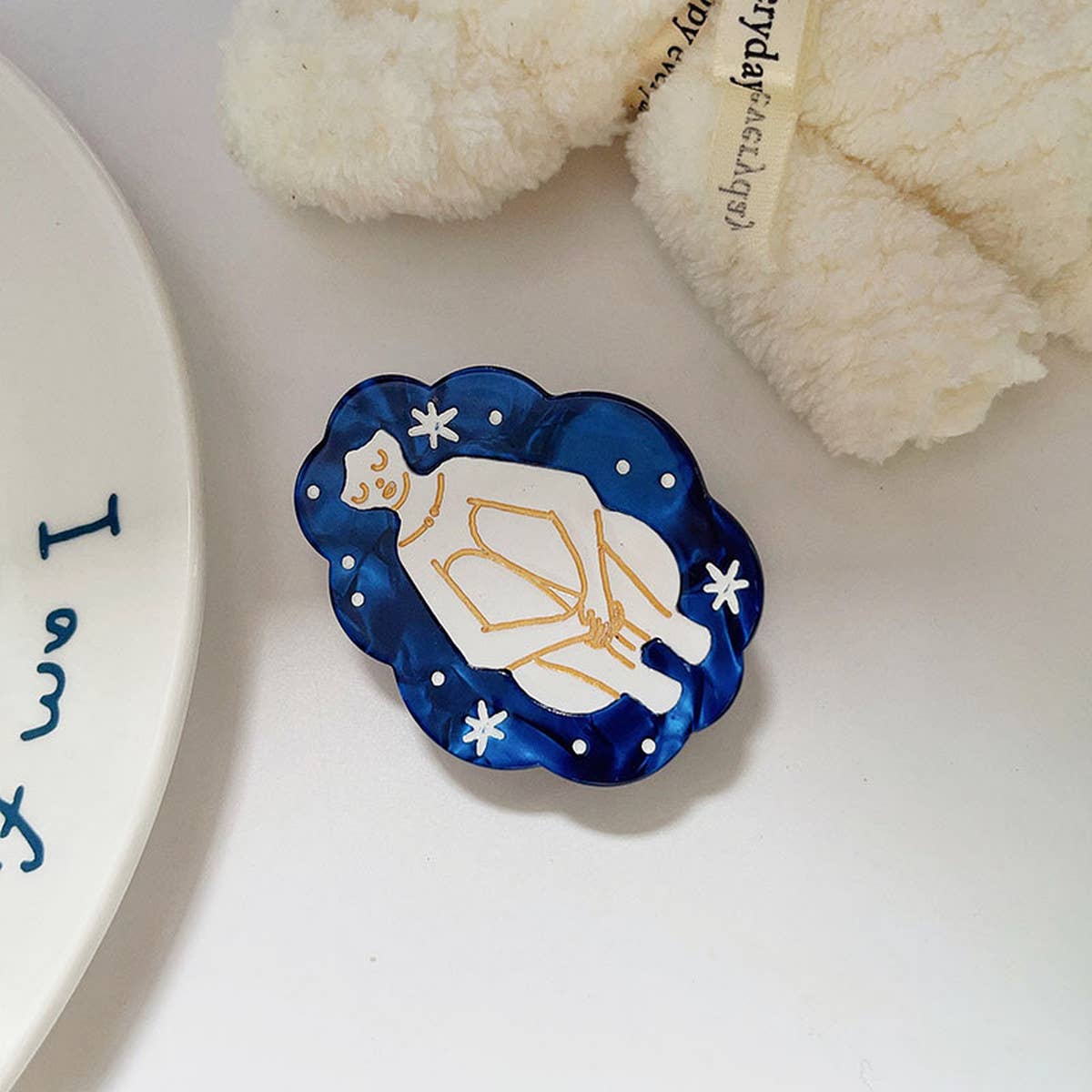 MERMAID PLANET HAIR CLAW DREAMY CUTE GIRL CLIP_CWAHA1339