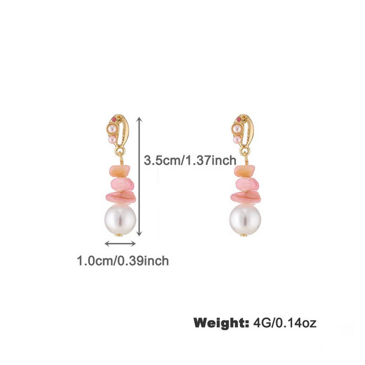 Womens Colorful Pearl Shell Beaded Necklace