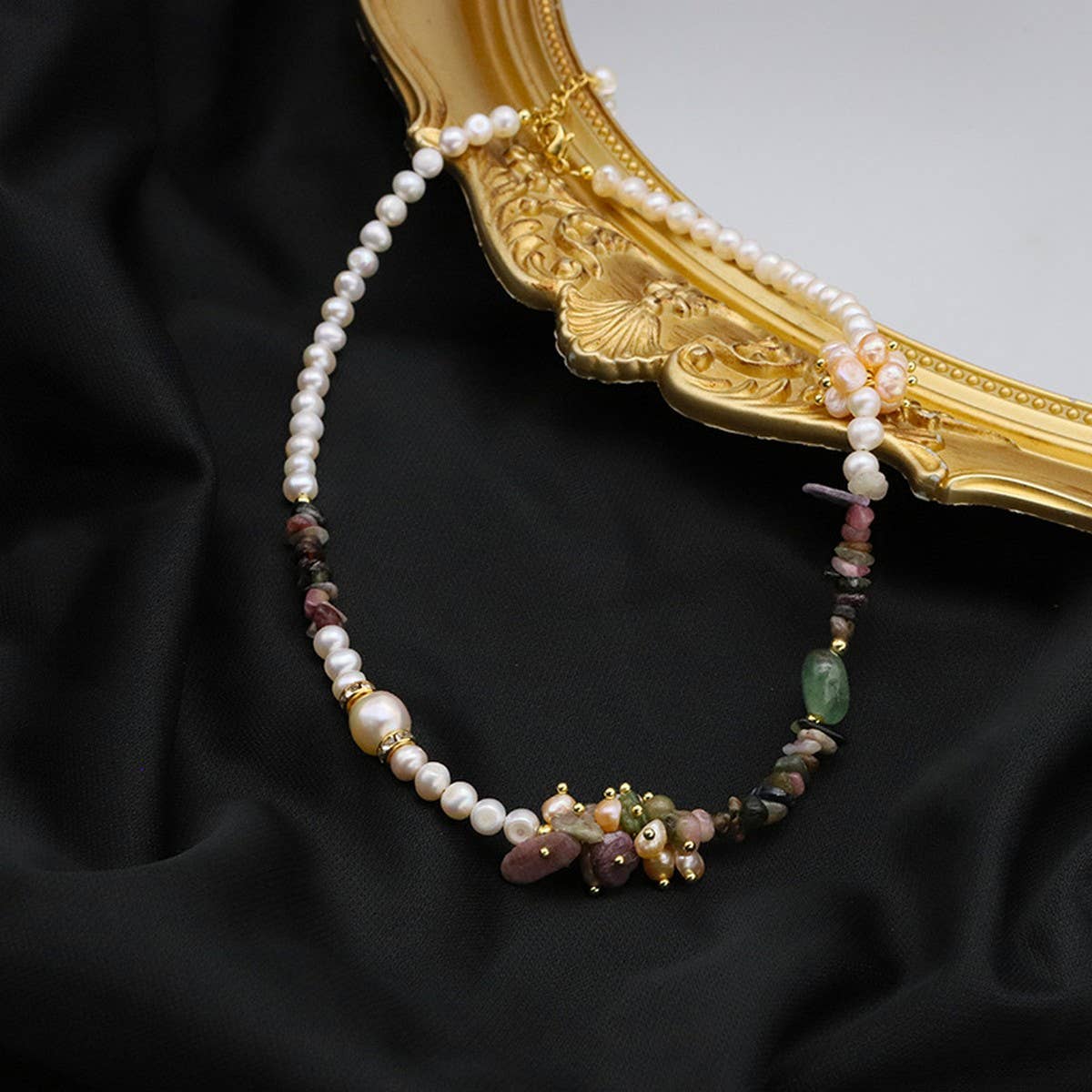 HIGH END EXQUISITE FASHION PEARL NECKLACE_CWAJE3846