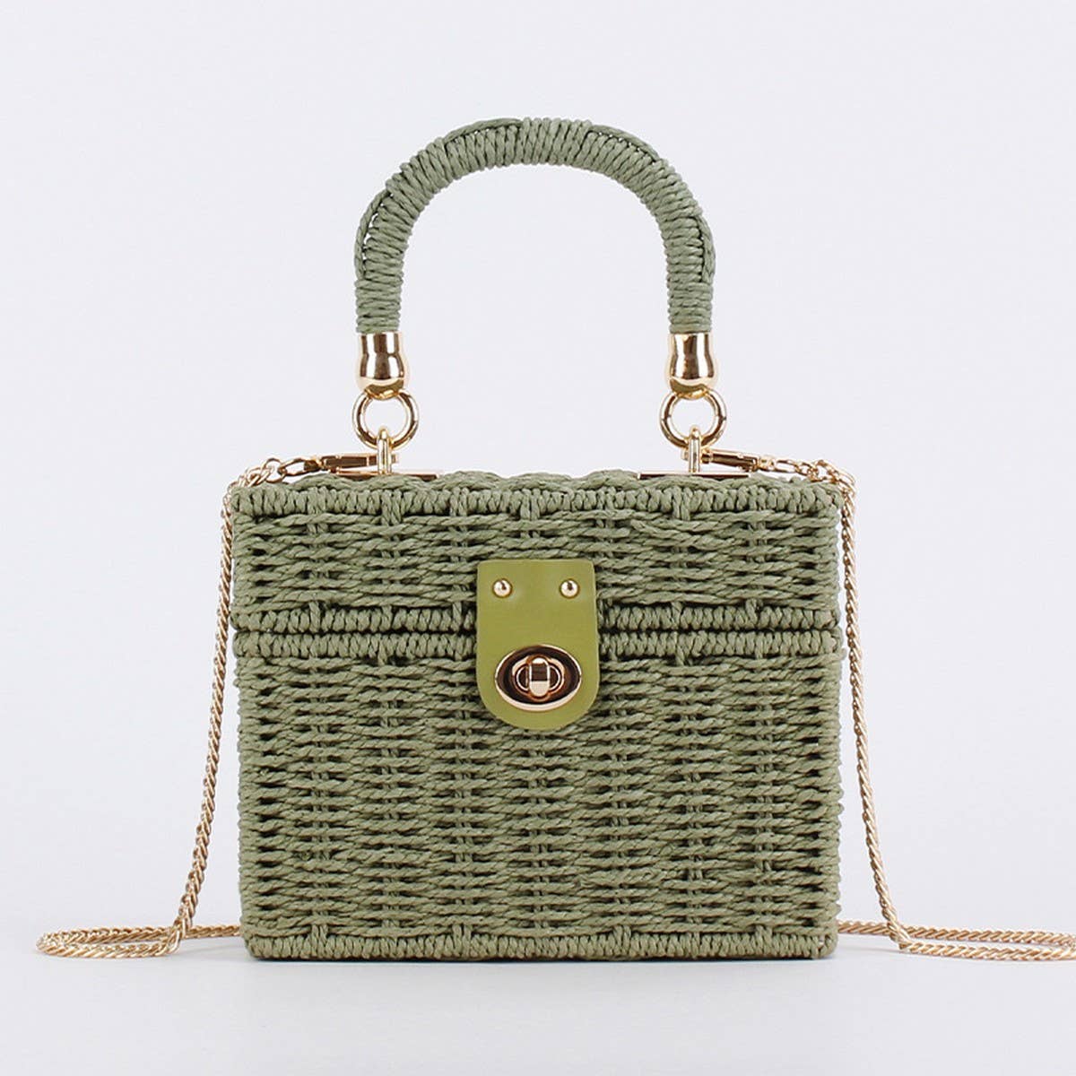 DUAL PURPOSE LEISURE PAPER ROPE WOVEN BAG_CWAB4713