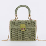 DUAL PURPOSE LEISURE PAPER ROPE WOVEN BAG_CWAB4713