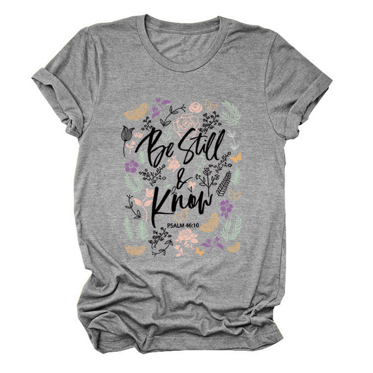Womens Faith Tee, Be Still And Know_Cwtts1480