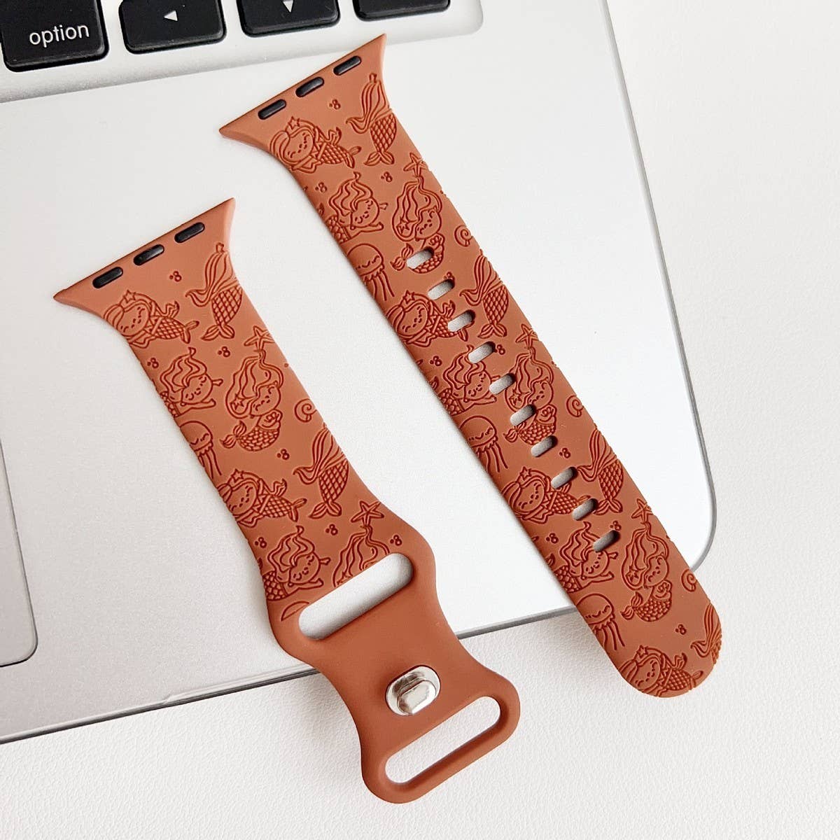 APPLE WATCH ULTRAS9S8 ENGRAVED SILICONE STRAP_CWWW0055