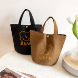 STUDENT LUNCH BAG EMBROIDERED CANVAS_CWAB5601