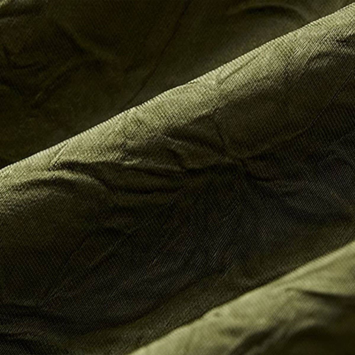 SATIN SKIRT HIGH WAIST ELASTIC PATTERN LONG SKIRT_CWBSS0384