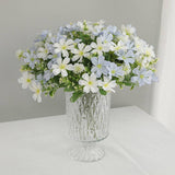 FAUX 10 HEAD DAISY BOUQUET FOR LIVING ROOM DECOR_CWMM6581