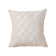 EMBROIDERED DAISY PILLOW COVER REMOVABLE RUSTICCHIC_CWMM7672
