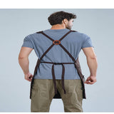Cwmm1819_Canvas Apron Multi-Functional Work Apron
