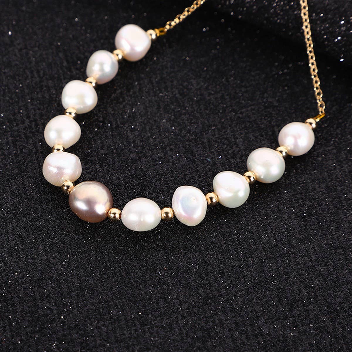 SIMPLE BAROQUE PEARL BRACELET_CWAJE1687