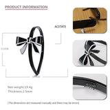 ACETATE BOW HEADBAND HAIRPIN HEADDRESS_CWAHA4343