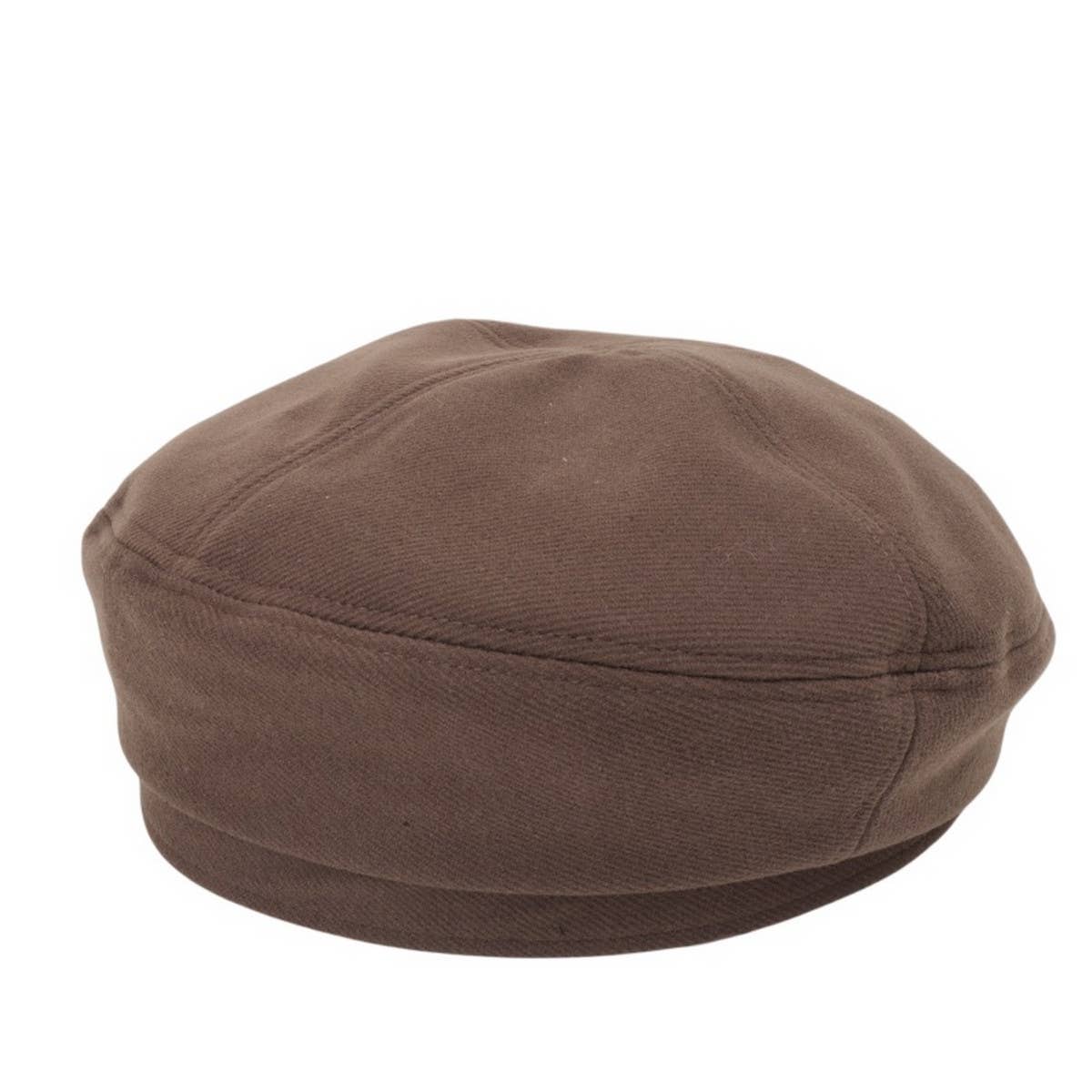 Women Retro Solid Color Beret_Cwah1140