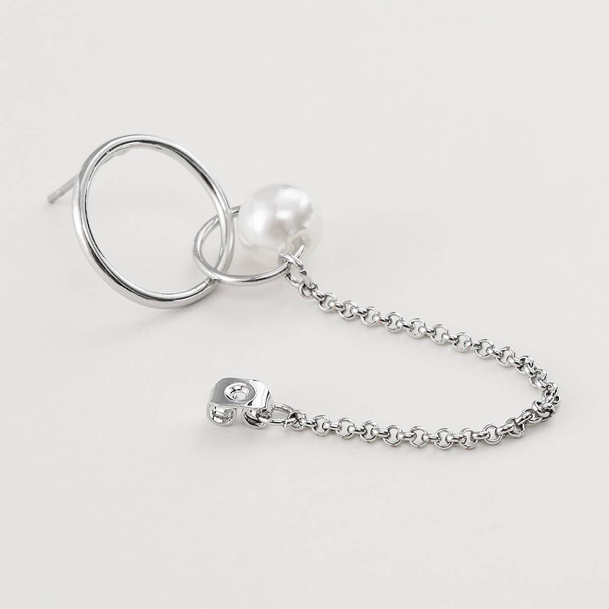 NEW CROSS PENDANT FASHION CHAIN PEARL EARRING SET_CWAJE2908