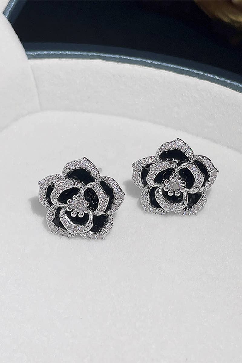 ROSE STUD EARRINGS_CWAJE0343