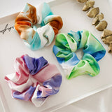 SIMPLE TIE DYE ELASTIC BAND HAIR TIE_CWAHA0842