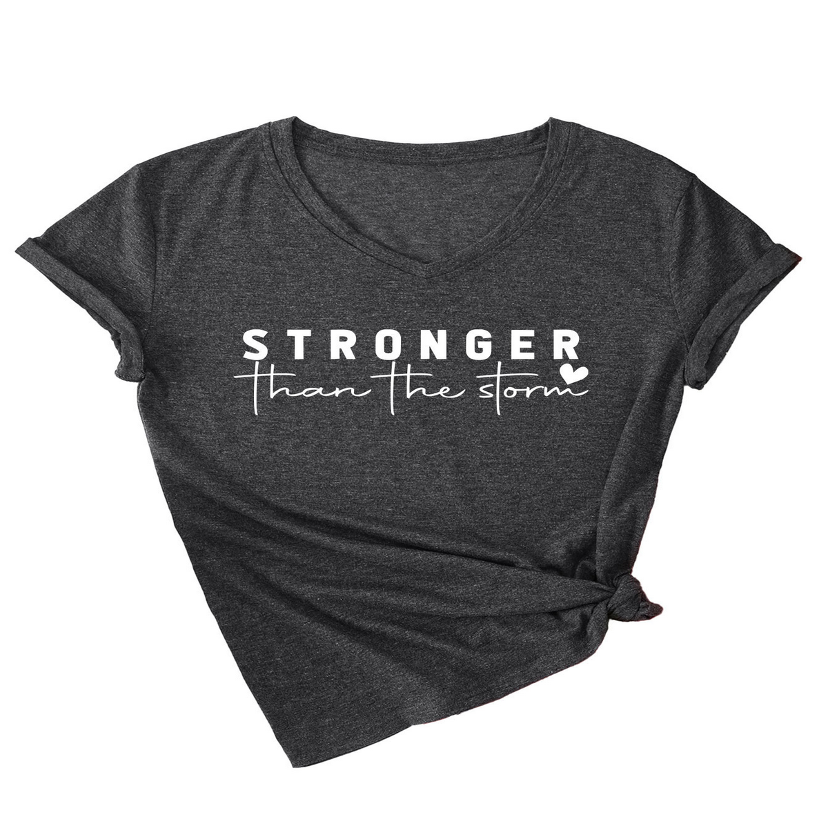 BASIC V NECK TEE FOR WOMEN SOFT AND STYLISH_CWTTS1470