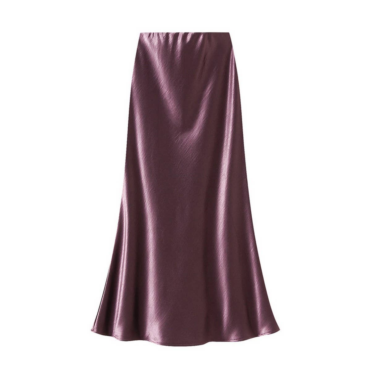 SATIN FISHTAIL MIDI SKIRT WITH SLIMMING FIT_CWBMS0334