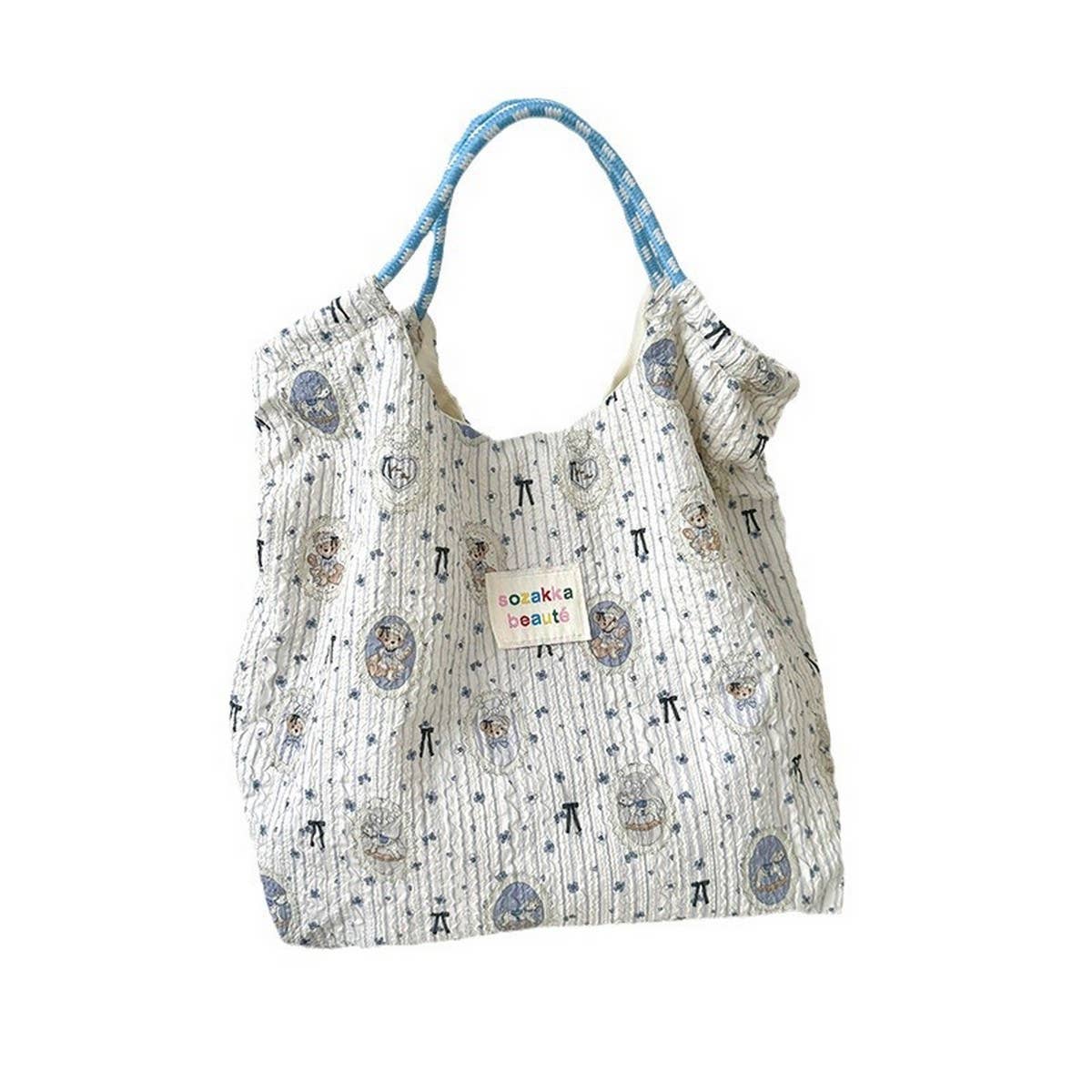 2024 New Embosse Cute Sweet Canvas Bag_Cwab3080