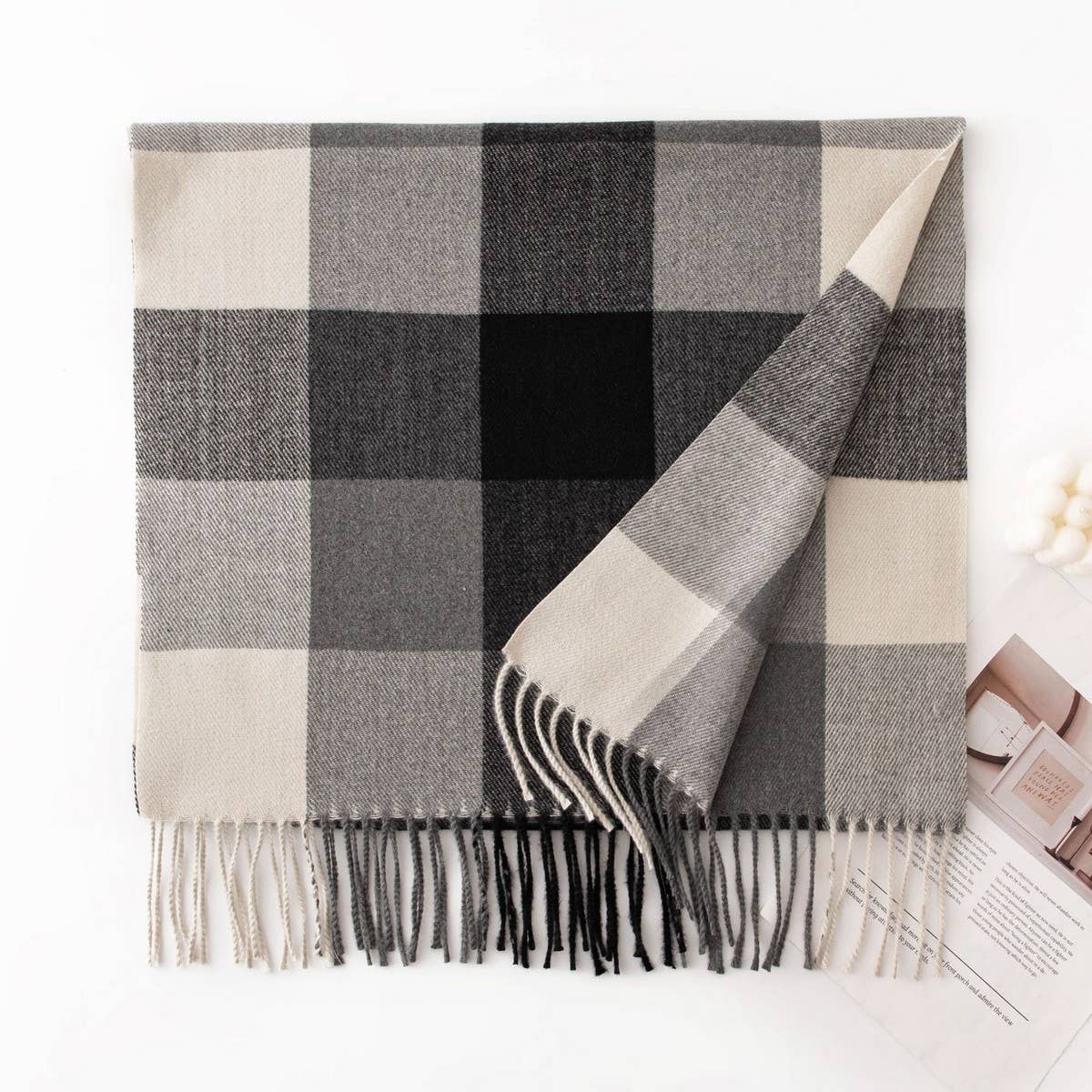 Cwasc2721_Winter High-End Fashion Warm Scarf Shawl