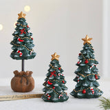 Cwmm10421_Mini Resin Christmas Tree Decor Diy Display
