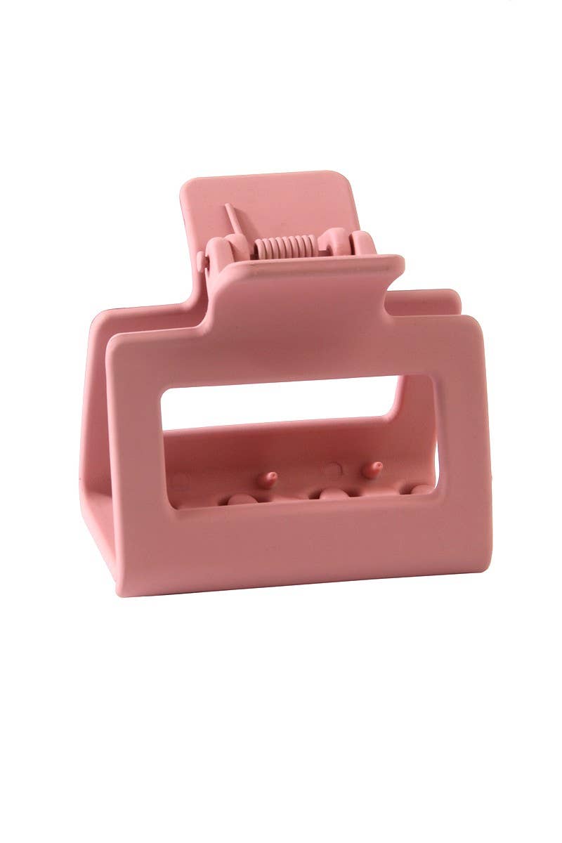 Cwaha0576_5Cm Square Macaron Shark Clip Small Hair Clip