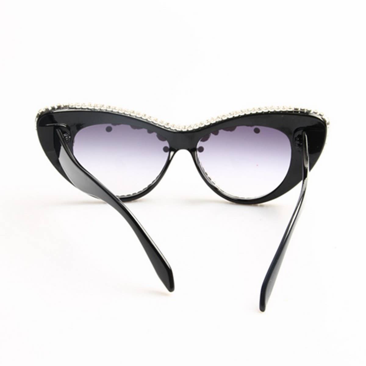COLORFUL RHINESTONE CAT EYE SUNGLASSES_CWASG0790