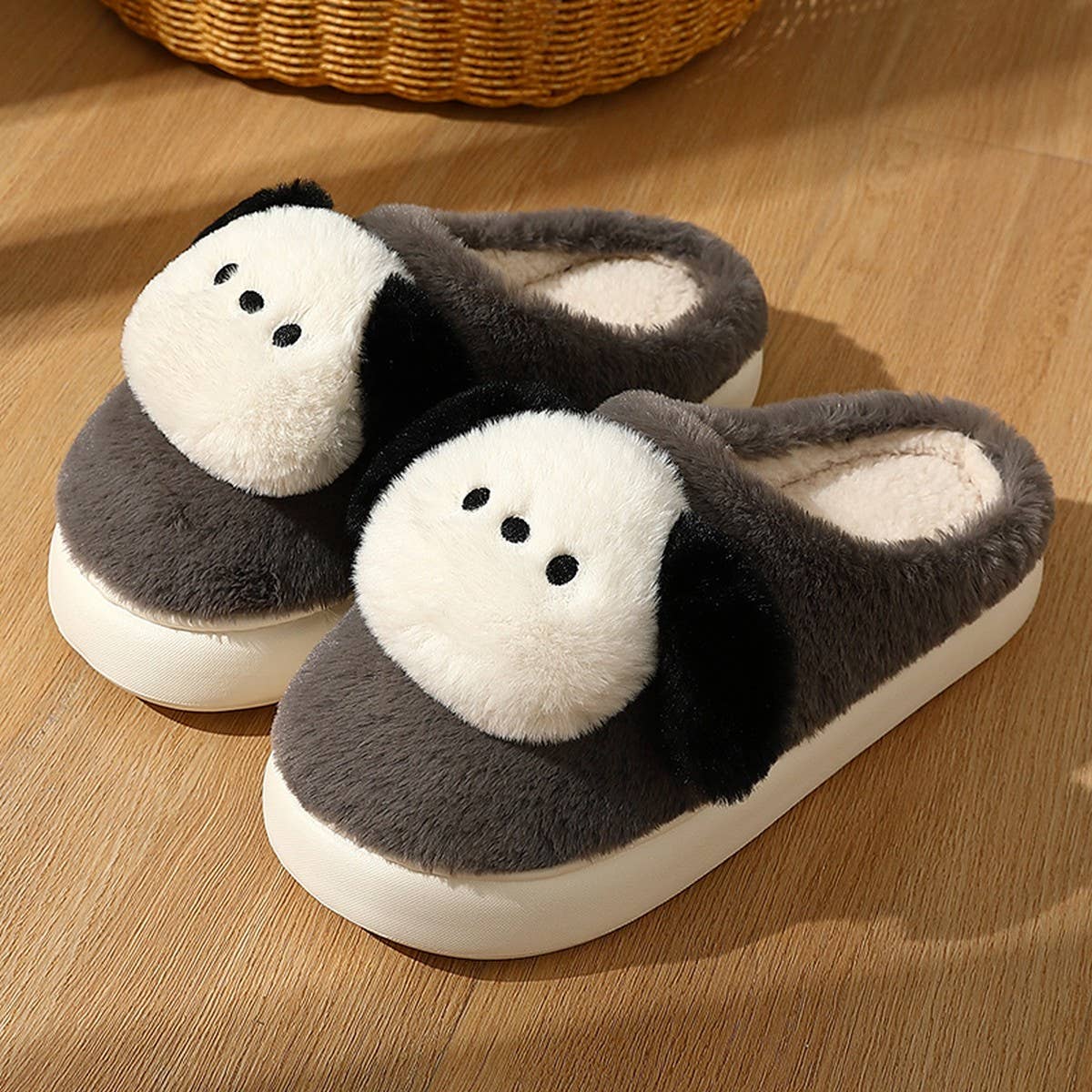 CUTE ANIMAL SLIPPER WARM MEMORY HOUSE SLIPPERS_CWSHS0313