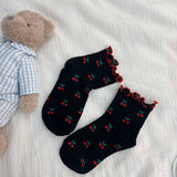 NEW ARRIVAL FOR WOMEN CUTE CHERRY COTTON SOCKS_CWMS0422