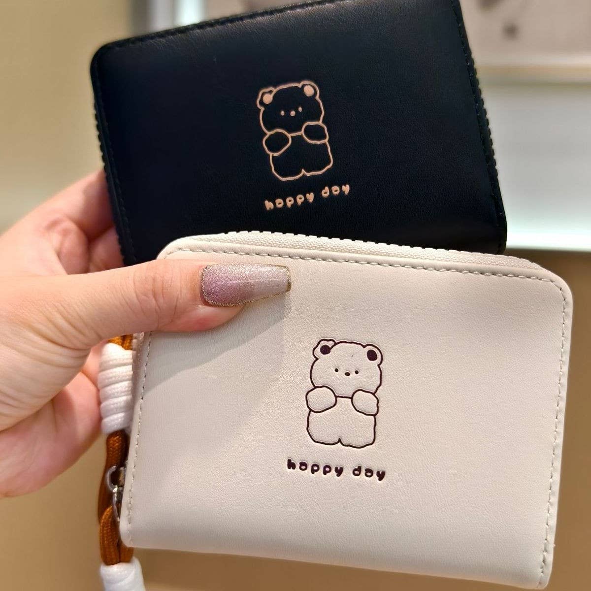 New Cute Cartoon Bear 2-Fold Wallet_Cwab06272