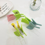 RHINESTONE FLOWER HAIR CLAW TULIP SUNFLOWER CLIP_CWAHA0966