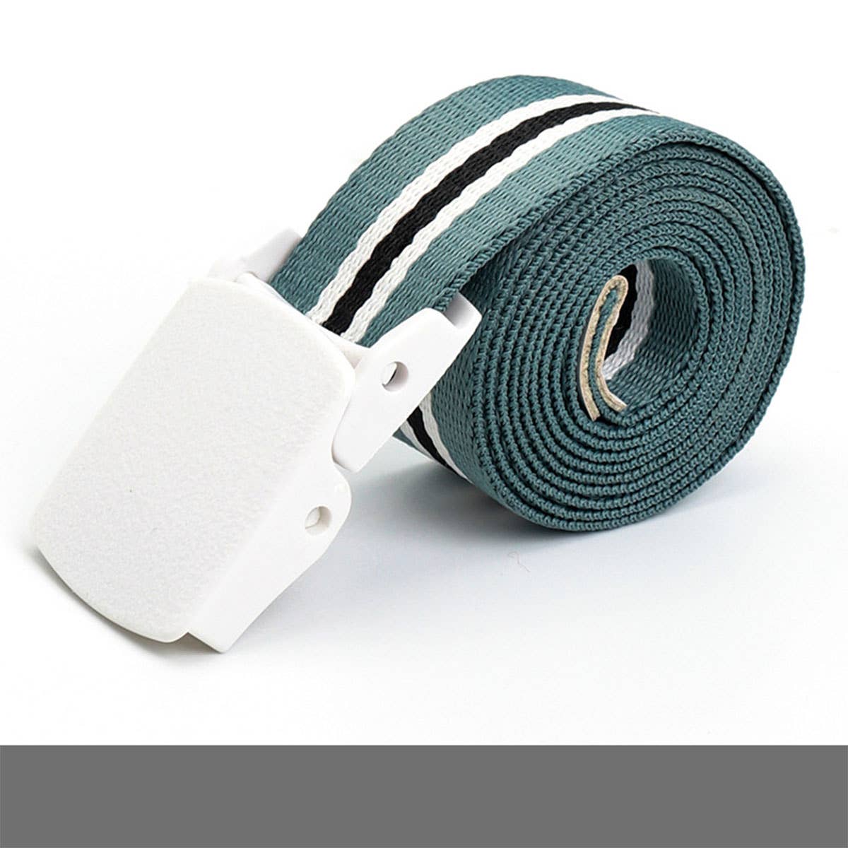 COLORFUL WOVEN SMOOTH BUCKLE CANVAS BELT_CWABE0685