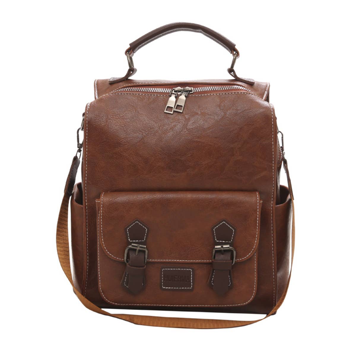 LEATHER BACKPACK RETRO FOR WOMEN CROSSBODY BAGS_CWAB0752