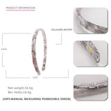 SIMPLE 1CM NARROW ACETATE HAIRBAND HAIRPIN_CWAHA4340