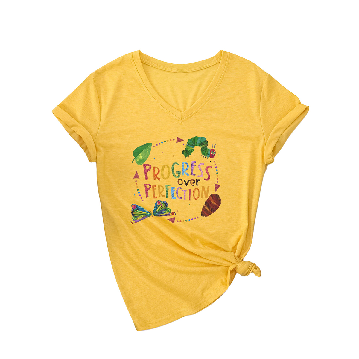 SLIM FIT WOMEN S TEE PROGRESS OVER PERFECTION _CWTTSL0501