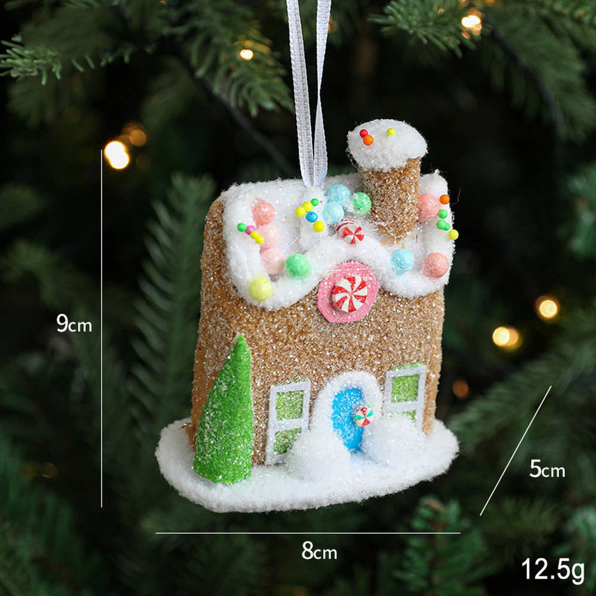 ICE CREAM SNOWMAN CHRISTMAS TREE HANGING DECOR_CWMM9689