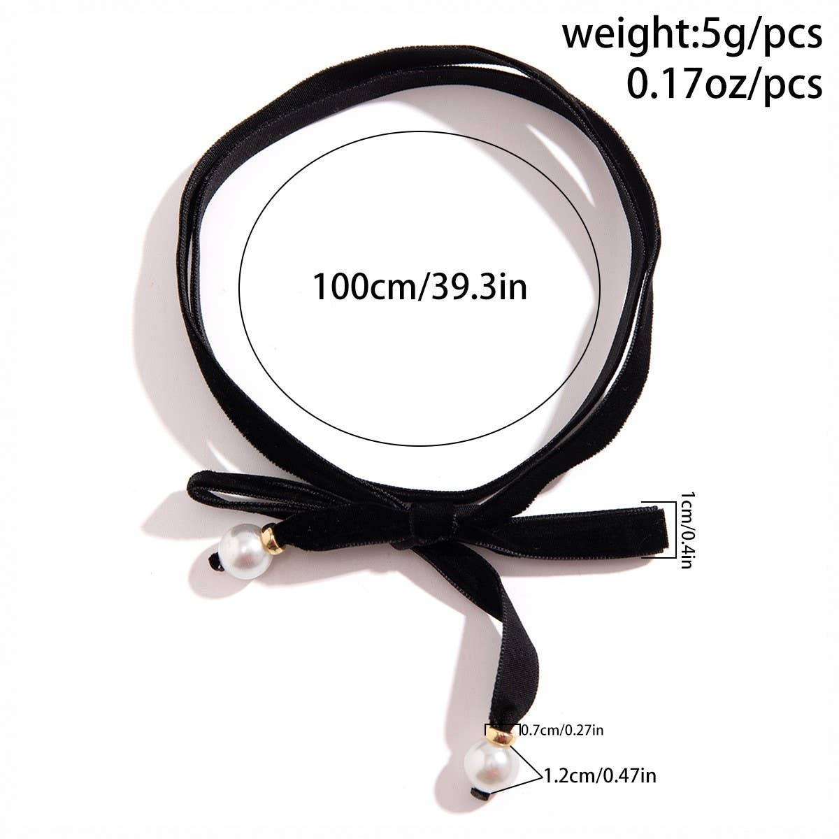 LONG STRAPPY CHOKER WITH PEARL PENDANT TASSEL_CWAJE1169