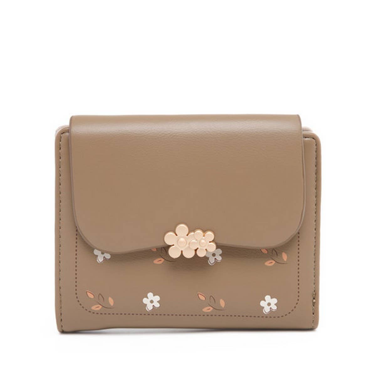 FLORAL TRI FOLD COIN PURSE_CWAB2336