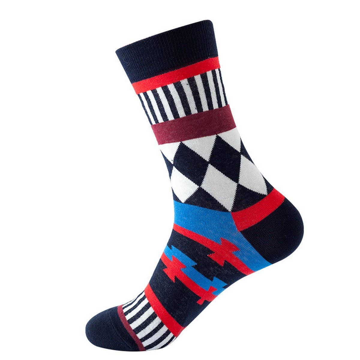 FUNCTION BASKETBALL GEOMETRIC SOCKS_CWMS1018