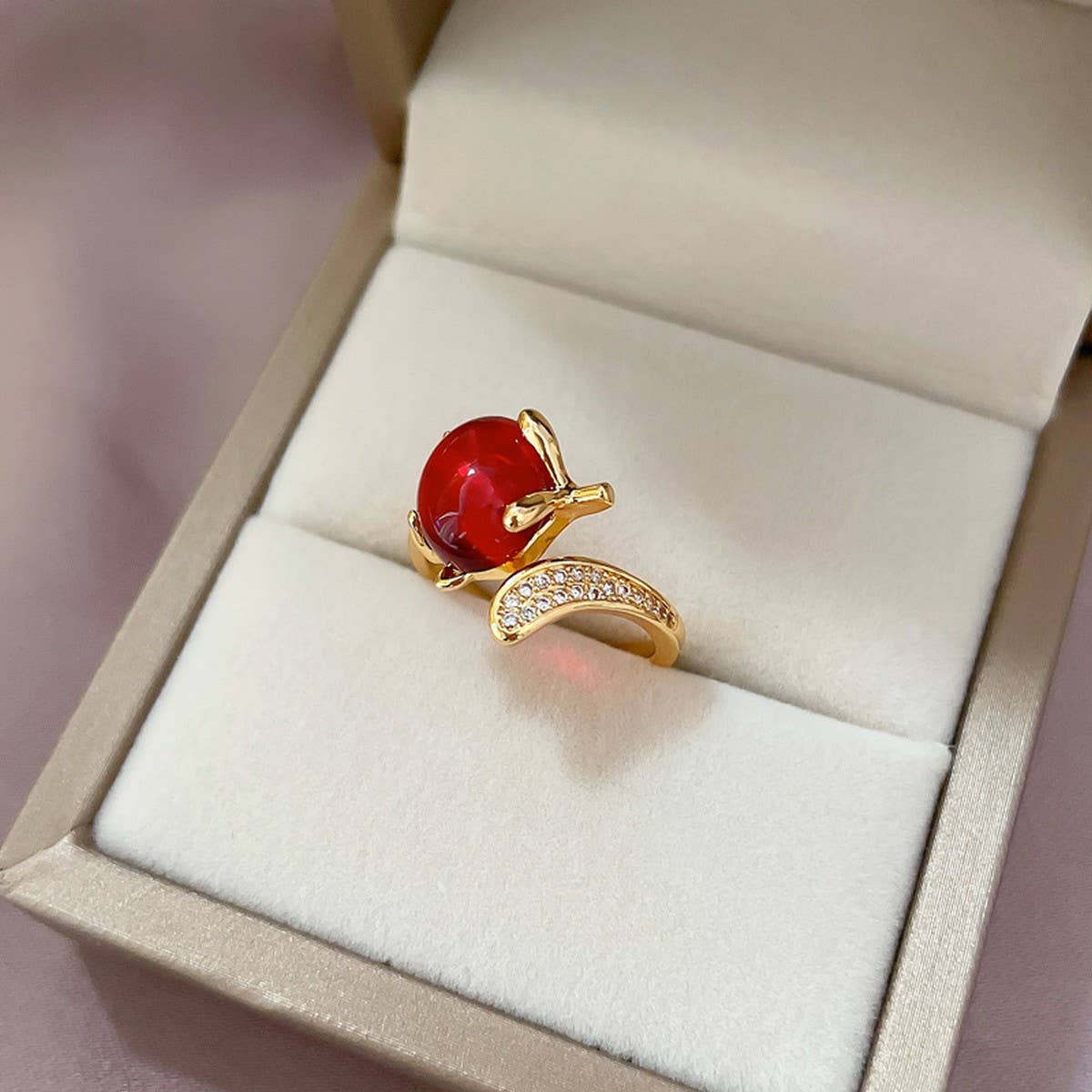 FASHIONABLE SIMPLE AND VERSATILE ADJUSTABLE RING_CWAJE1992