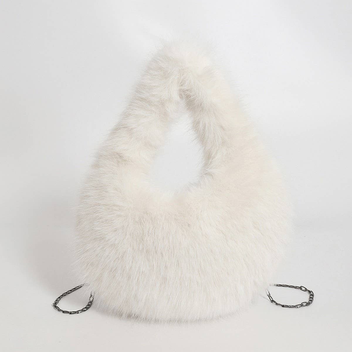 Winter Fashion One-Shoulder Crossbody Plush Bag_Cwab3987