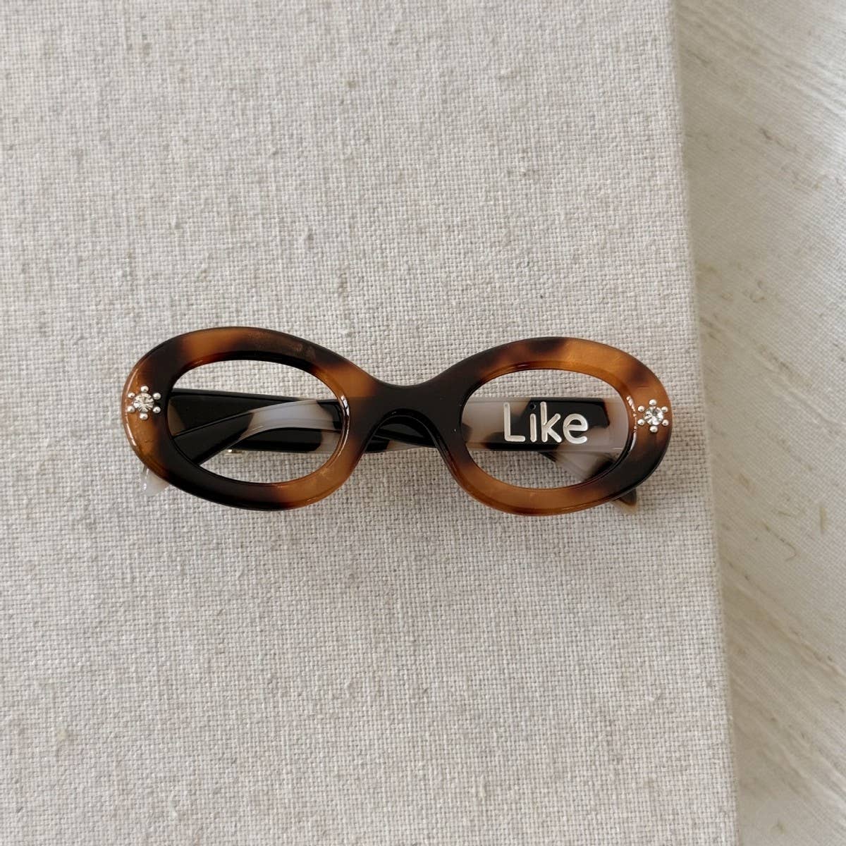 Hollow Sunglasses Acetate Hair Clip Minimalist_Cwaha07768