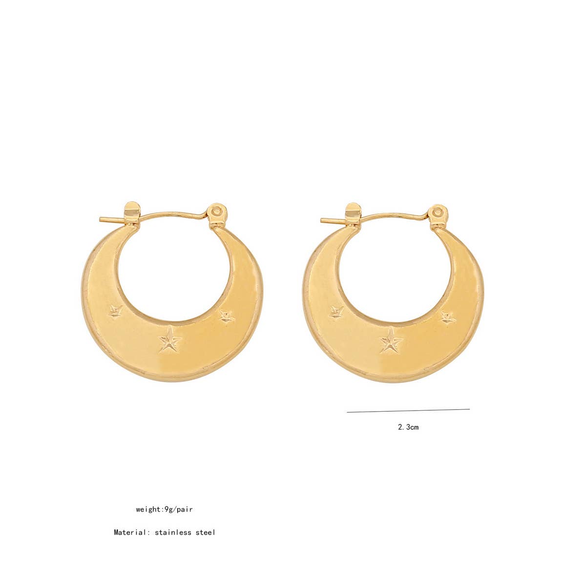 GEOMETRIC PERSONALITY IRREGULAR EARRINGS_CWAHA0876