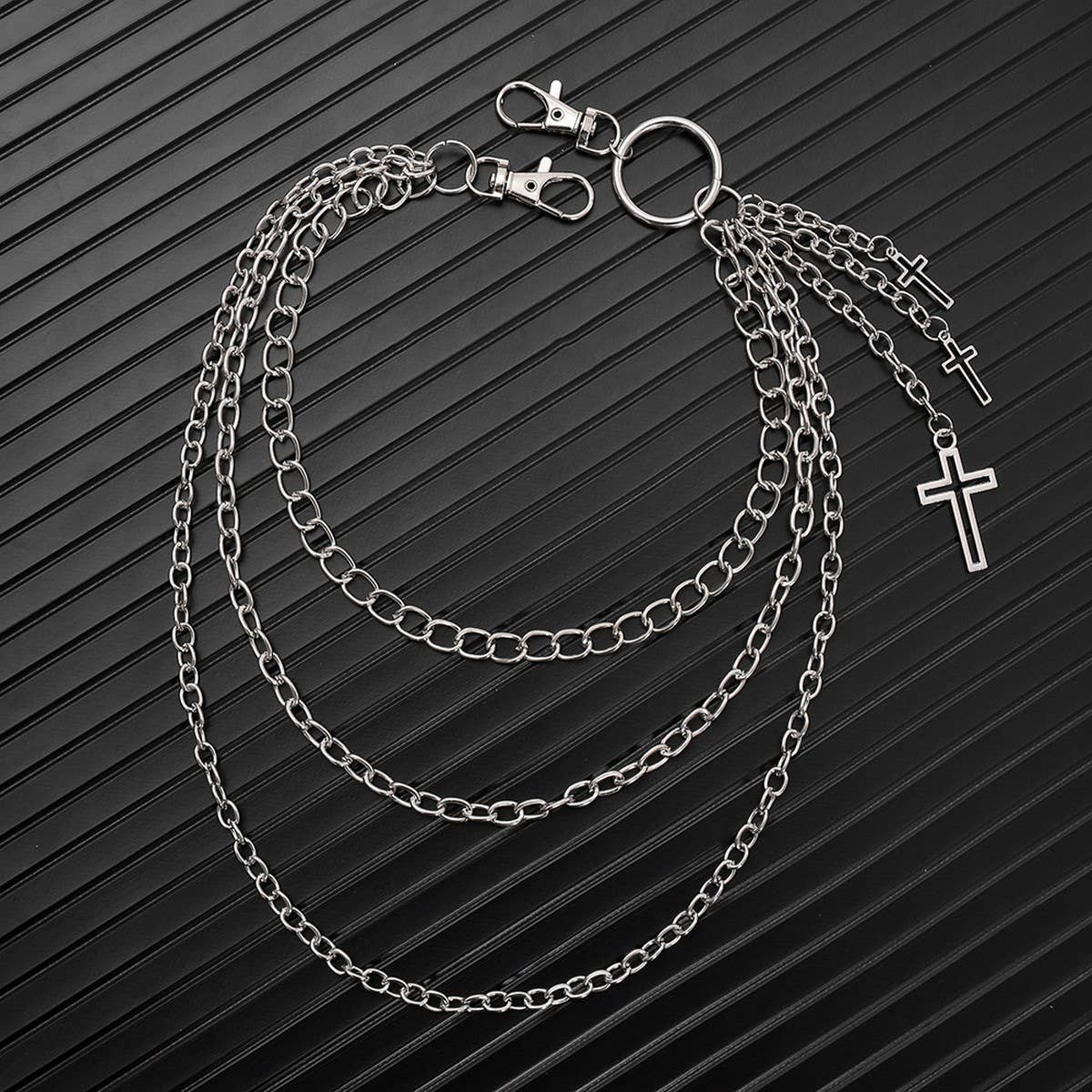 Versatile Multi-Layer Cross Trouser Chain_Cwmm4888
