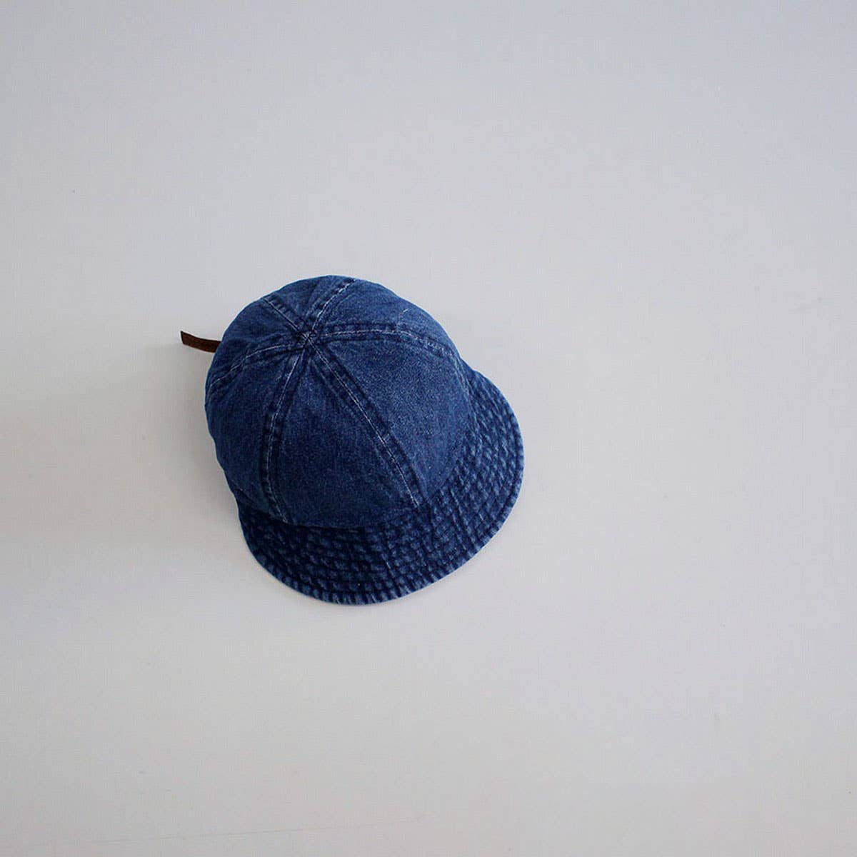KIDS SIMPLE DENIM BASEBALL CAP SOFT BRIM SUN HAT CWAH2912