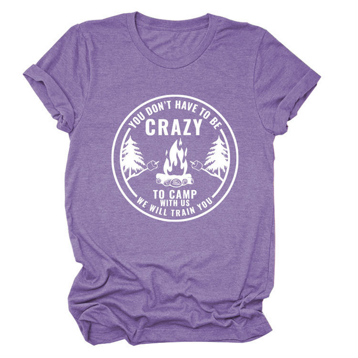 FUNNY QUOTE TEE YOU DON T HAVE TO BE CRAZY _CWTTS1490